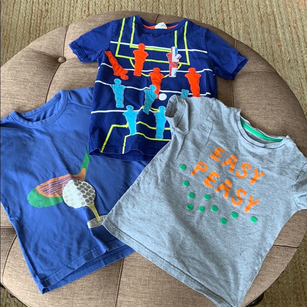 Mini boden tee shirt lot4-5 year